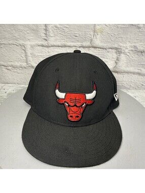 Chicago Bulls Black New Era 9FIFTY SnapBack Hat NBA